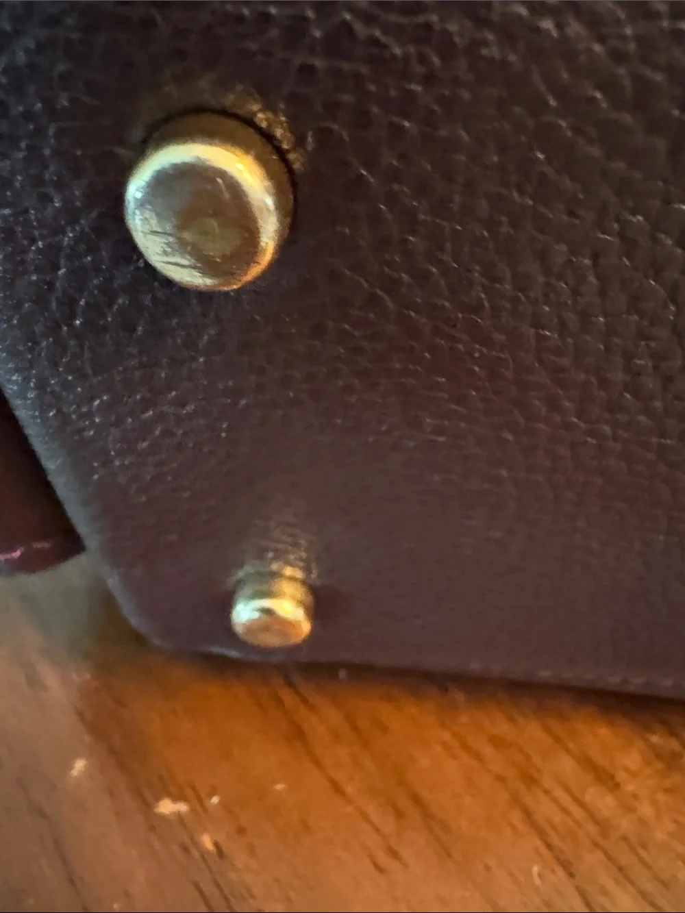 Coach Pebbled Leather Shoulder Bag in burgundy
